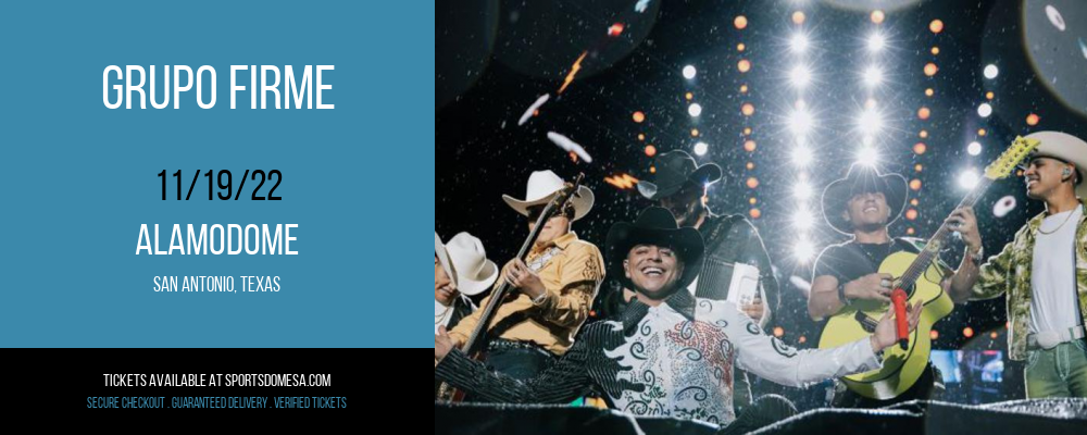 Grupo Firme at Alamodome tickets Grupo Firme at Alamodome