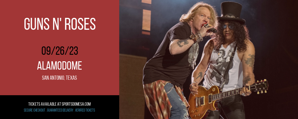 Guns N' Roses at Alamodome tickets Guns N' Roses at Alamodome